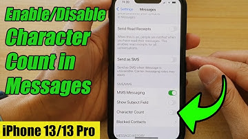 iPhone 13/13 Pro: How to Enable/Disable Character Count in Messages