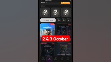 Hashcats Daily Combo stake code 2 & 3 October | Combo Today Card #Hashcats #code #airdrop #combo