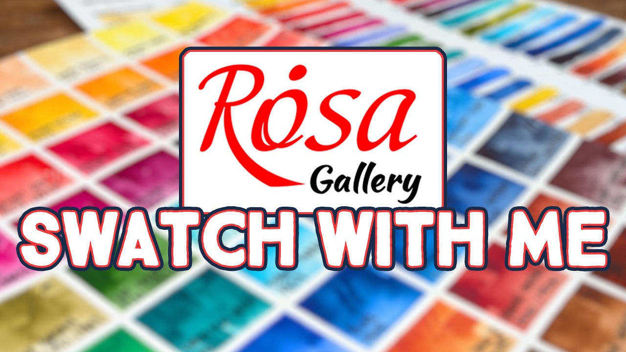 Rosa Gallery Watercolors Swatch With Me | 60 Color Dot Card