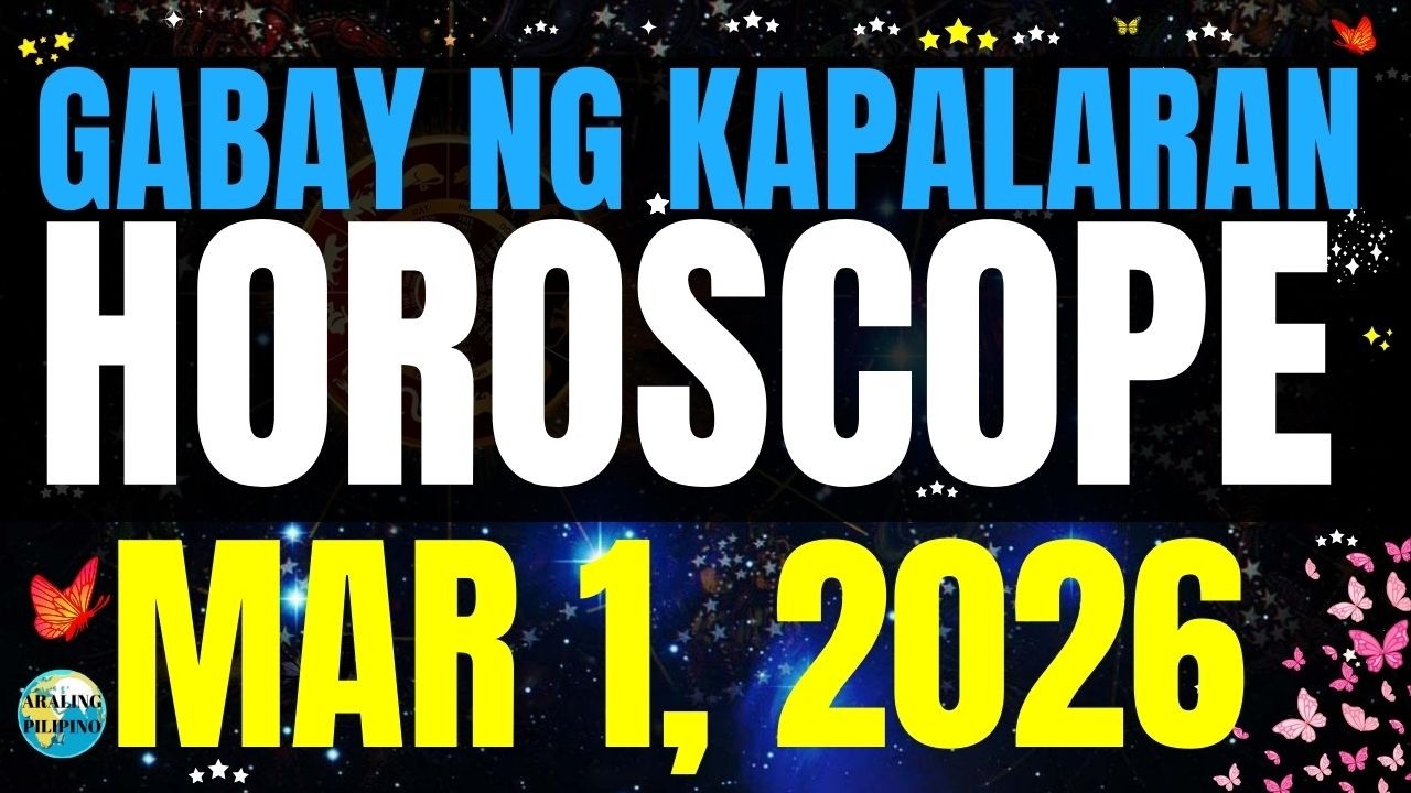 🌏 Horoscope Ngayong Araw March 1, 2026 #HoroscopeTagalog #kapalaranhoroscope #horoscopengayongaraw
