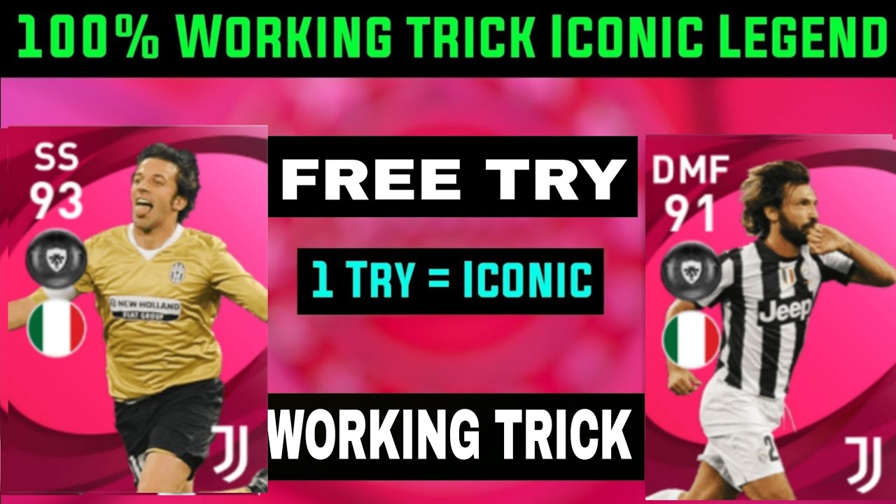 Trick To Get Juventus Iconic Moments | Del Piero, P.Nedved, Pirlo🔥 | Pes 2021 Mobile