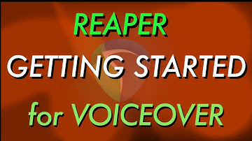 Installing and first steps to configure Reaper DAW for Voiceover Work (SEE DESCRIPTION)