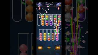 Color Ball Sort Puzzle Level 233 Solution #shorts