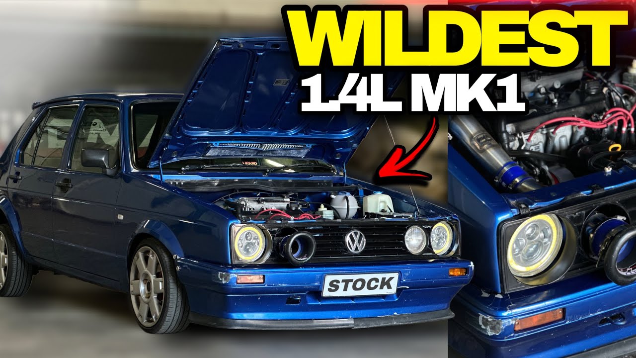 I featured the STRONGEST & LOUDEST 1.4L VW MK1 in the COUNTRY? 🔥😱 