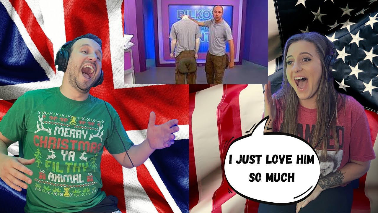 British Husband Shows American Wife  |  Karl Pilkington  - Pilko Pump Pant REACTION