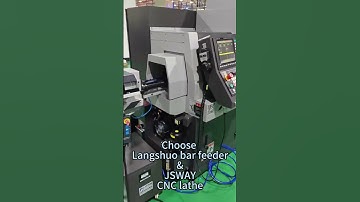 Combo #cncmachine & #barfeeder