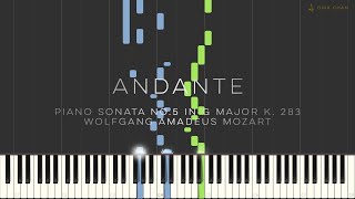 Mozart Piano Sonata K. 283 Tutorial (Synthesia) No.5 in G Major Andante (2nd Movement) – Dirk Chan