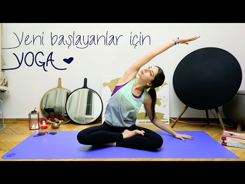 YOGA ♥ Yeni Başlayanların Evde Yapabileceği Başlangıç Seviye Dersi