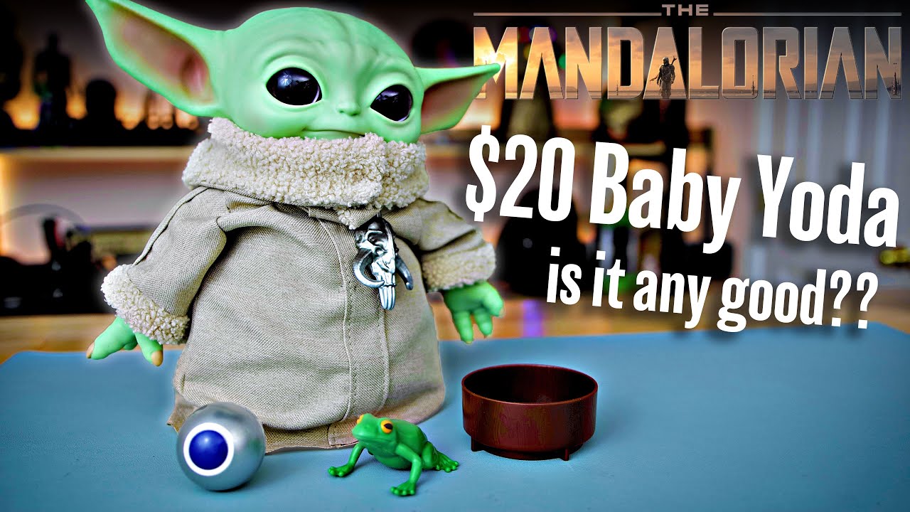 Star Wars The Mandalorian The Child Baby YODA 20” Squishmallows Plush Baby Yoda 