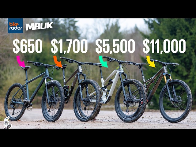$650 Vs $11,000 Mountain Bikes! class=