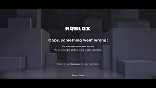 ROBLOX IS DOWN !!!