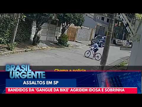 'Bike Gang' criminals assault elderly woman and niece during robbery | Brasil Urgente