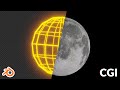 🌝 Crea LA LUNA en 1 MINUTO! - Tutorial Blender