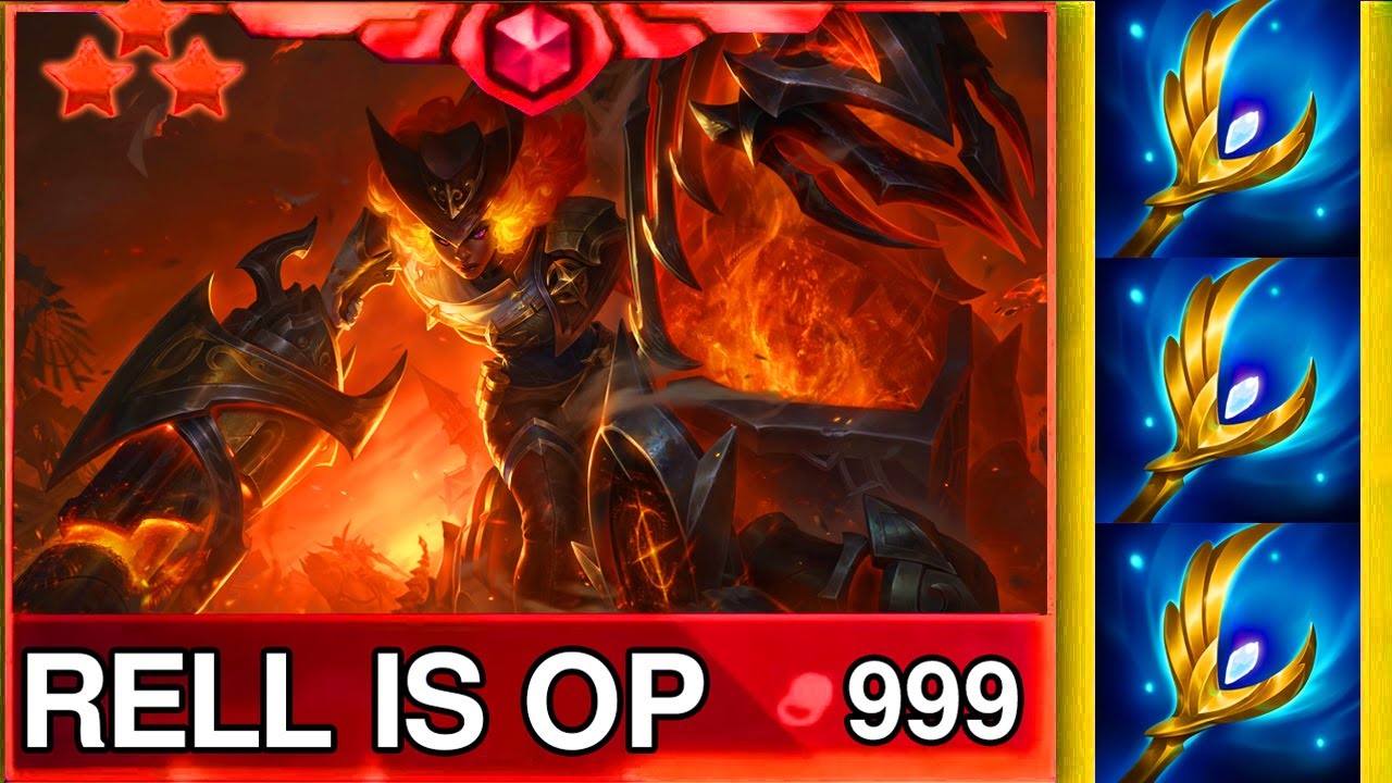 Tft Rell INFINITE SHIELD RELL IS AN IMMORTAL GOD ⭐⭐⭐ TFT SET 13 - YouTube