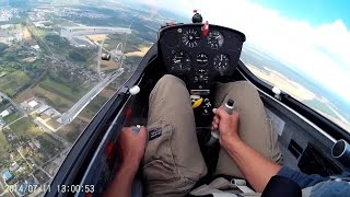 Precision spot landings glider sailplane cross county technique Roy Dawson video