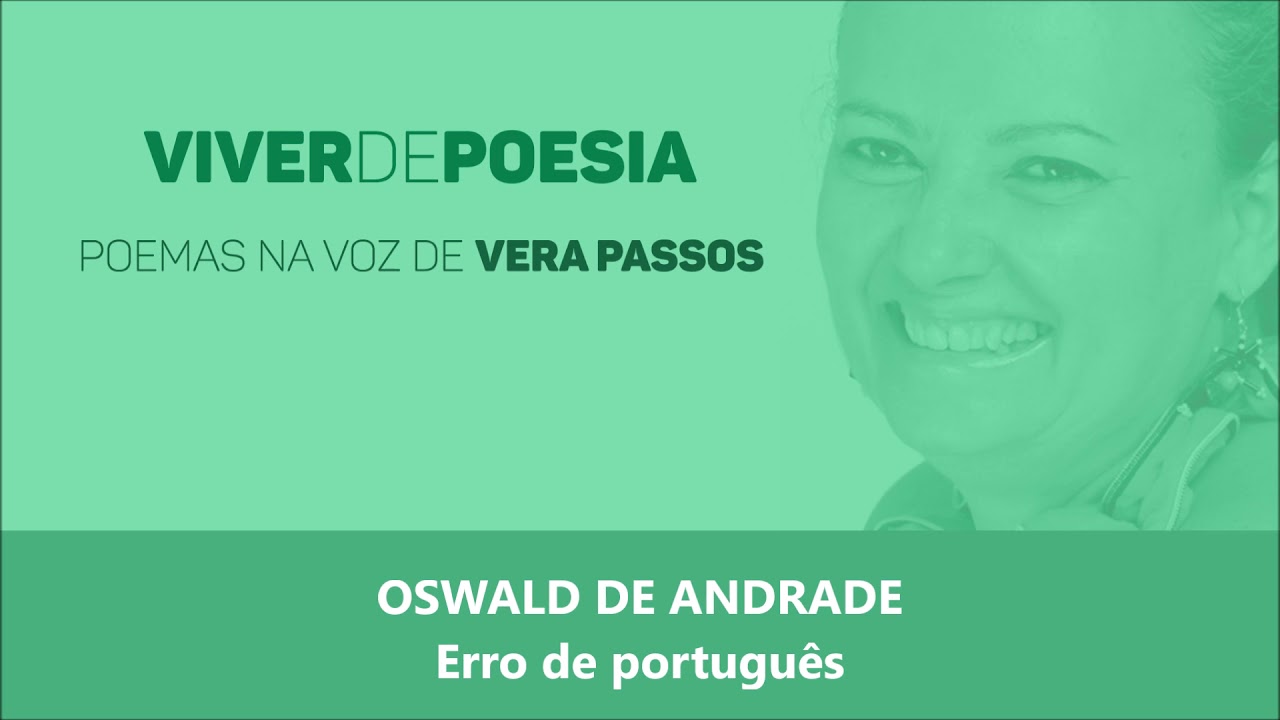 Erro De Português Oswald De Andrade - RETOEDU
