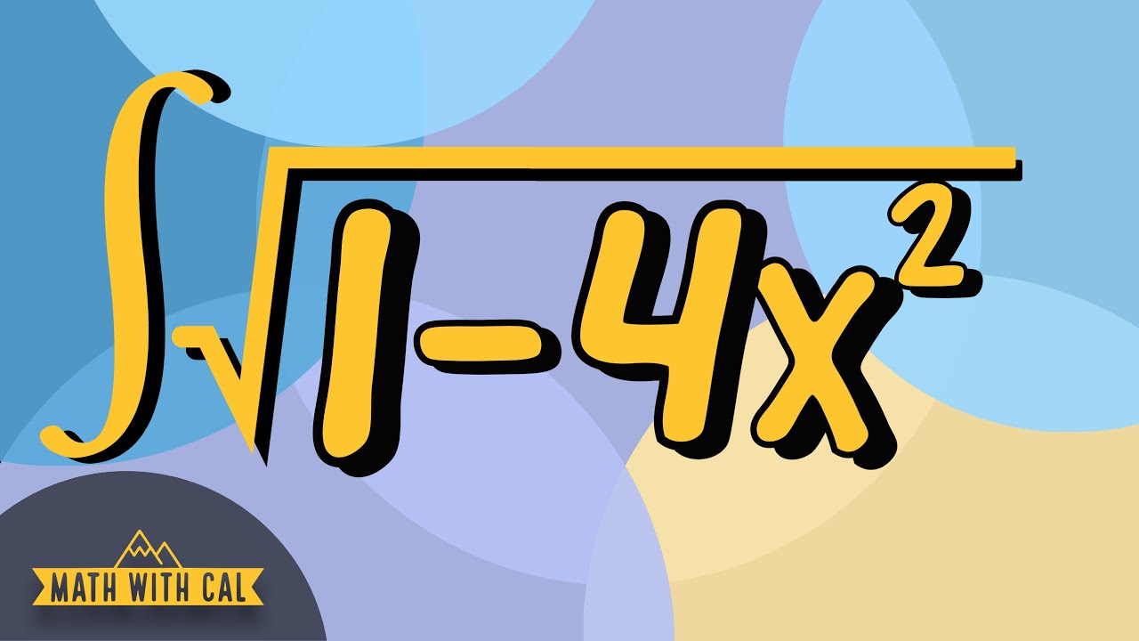 Integral Of Sqrt 1 4x 2 Integration By Substitution YouTube integral-of-sqrt-1-4x-2-integration-by-substitution-youtube