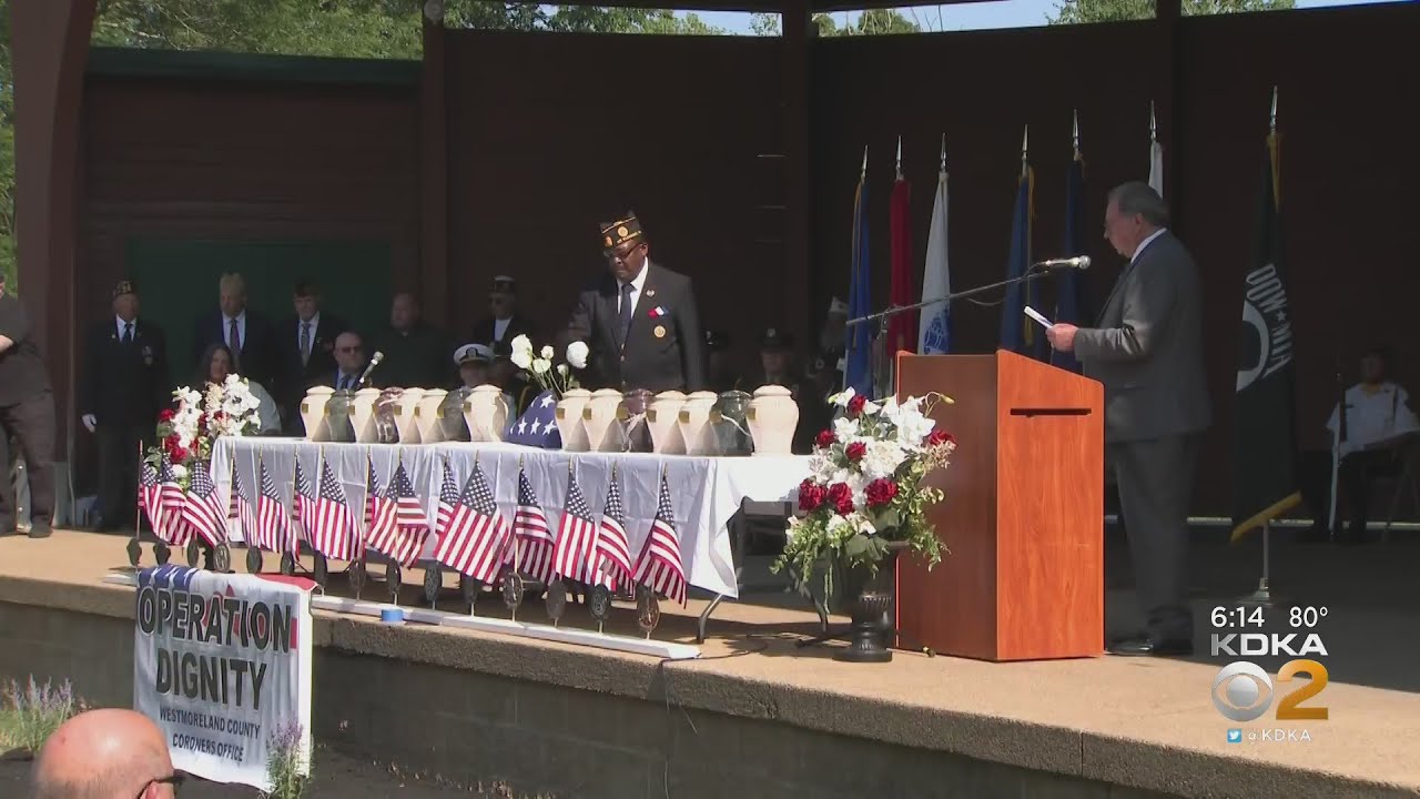 15 unclaimed veterans laid to rest with full military funeral