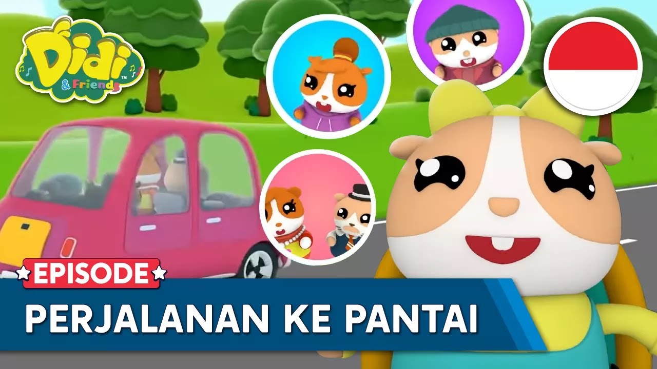 Perjalanan Ke Pantai | Lagu Anak-Anak Indonesia | Didi & Friends Indonesia
