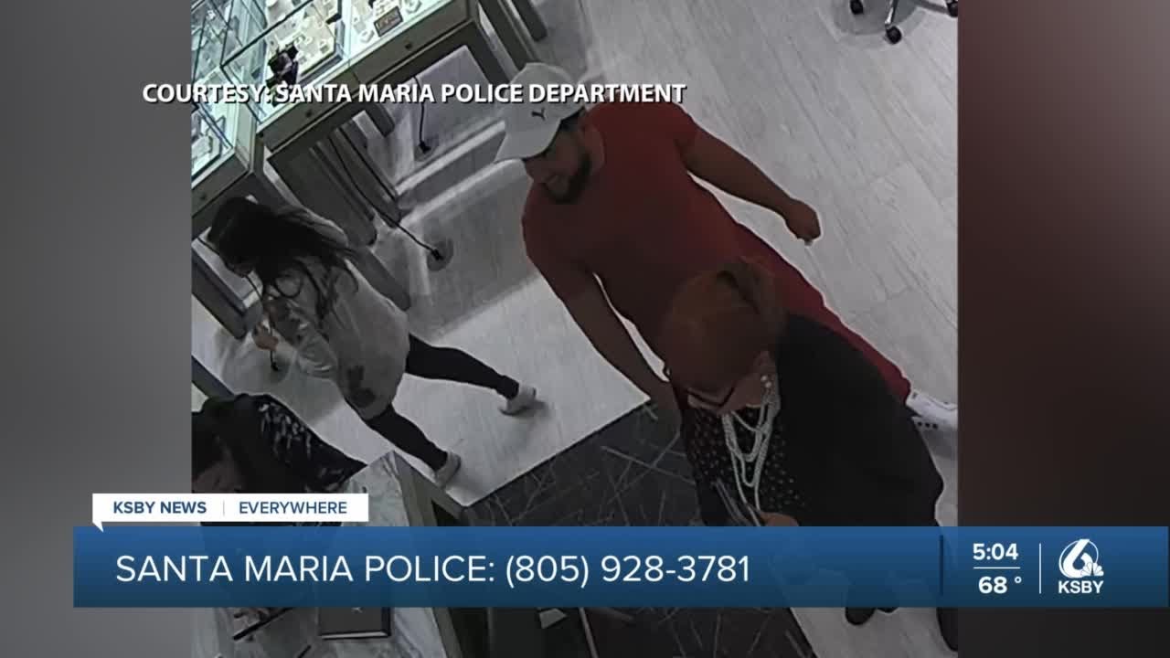 Santa Maria police asking public for help identifying jewelry theft ...