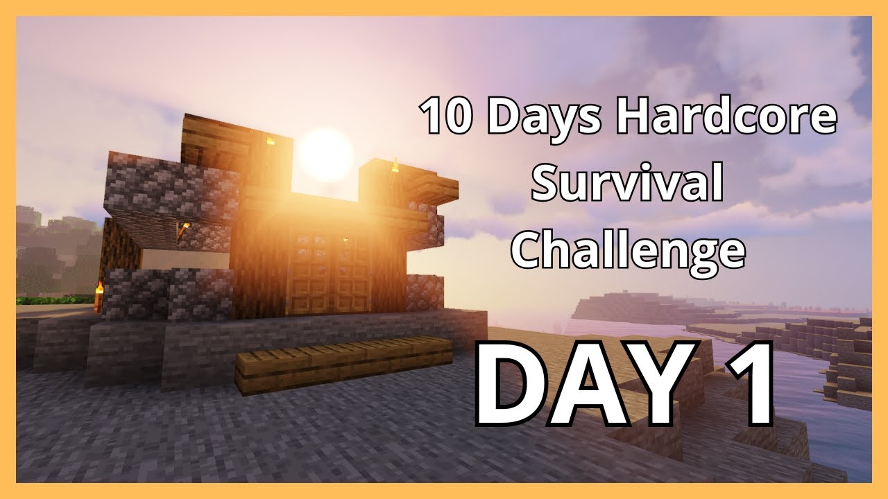 I Survive 10 Days in Minecraft Hardcore 1.21.5 – Day 1 (PERFECT START ...