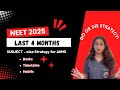 CRACK NEET 2025! Subject-Wise Strategy📚! Roadmap to AIIMS #trending #neet #exam