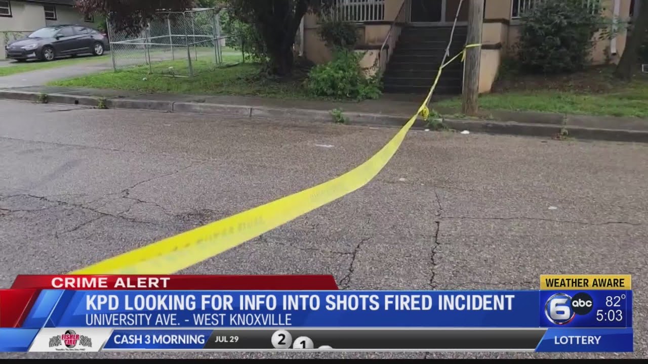 Knoxville Police looking for information into shots fired incident ...