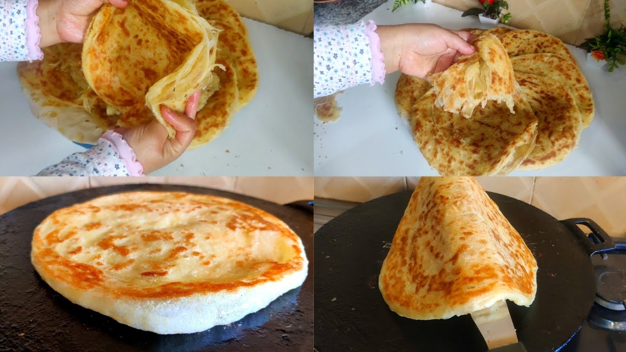 أسهل طريقة الملوي مورق بحال الورقة👌بكمية قليلة ديال الزبدة تحصلي على ملوي تحفة