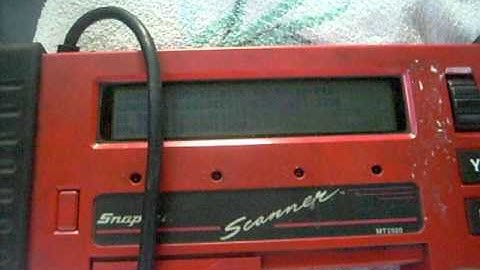 Hot to Use the Snap on mt-2500