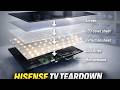 Hisense 55-Inch TV LED Backlight Replacement | Full Teardown &amp; Repair (Screen Cracked)