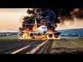 着陸シーン ～旅客機から戦闘機まで～横風強風の中の飛行機着陸　ハードランディング