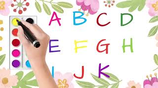 A for Apple B for Ball| Alphabets A to Z with colours| Learn ABCD with colours 20230627 02