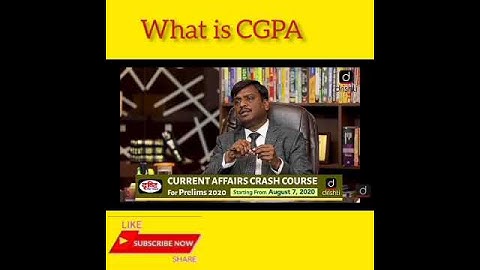 How to calculate percentage from CGPA? What is CGPA?UPSC INTERVIEW|#motivation#shorts #youtubeshorts