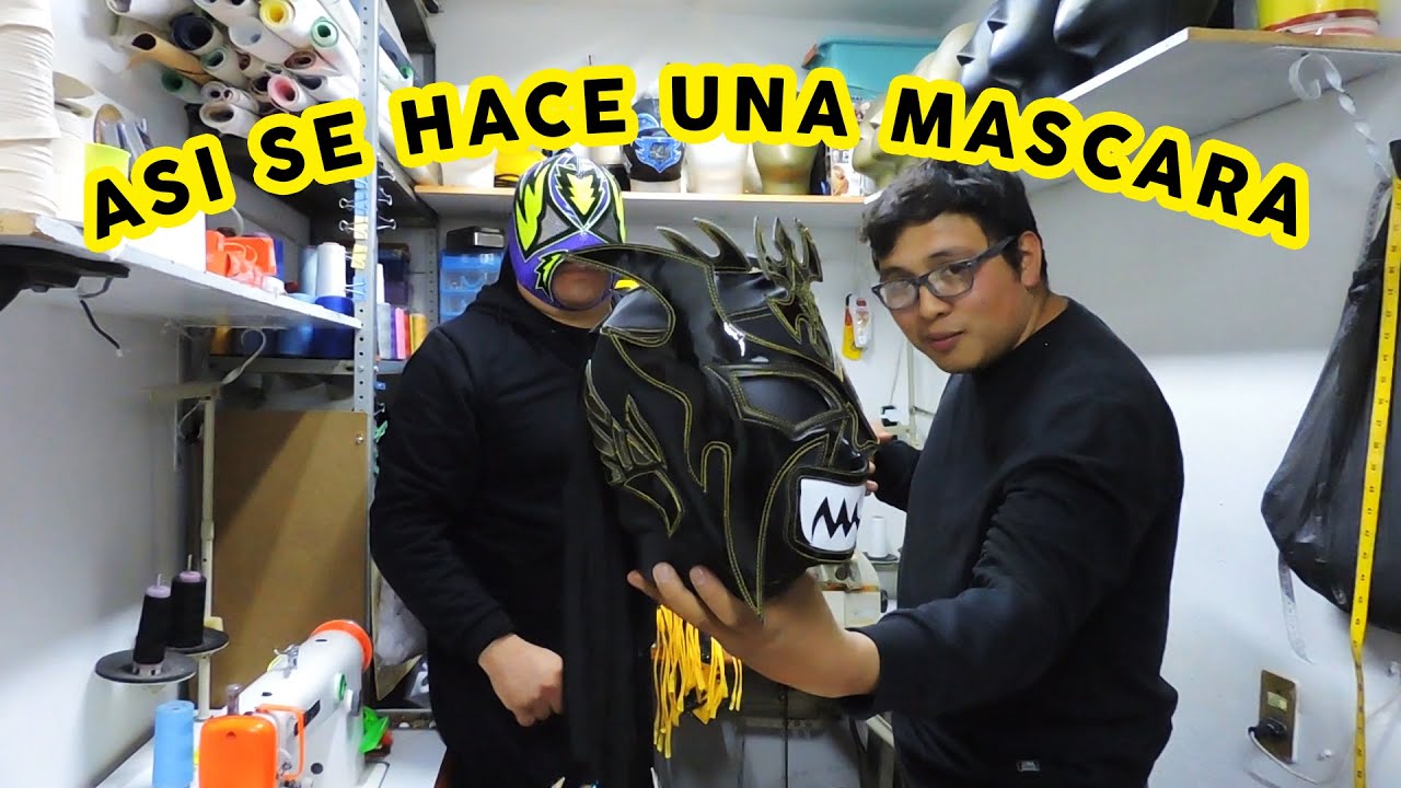 ASÍ SE HACE UNA MÁSCARA DE LUCHADOR YouTube