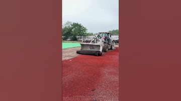 Revealing the Construction Site! How This Machine Levels the Uneven Red Ground?
