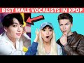 VOCAL COACH Reacts to KPOP's BEST MALE VOCALISTS (SHEESH)