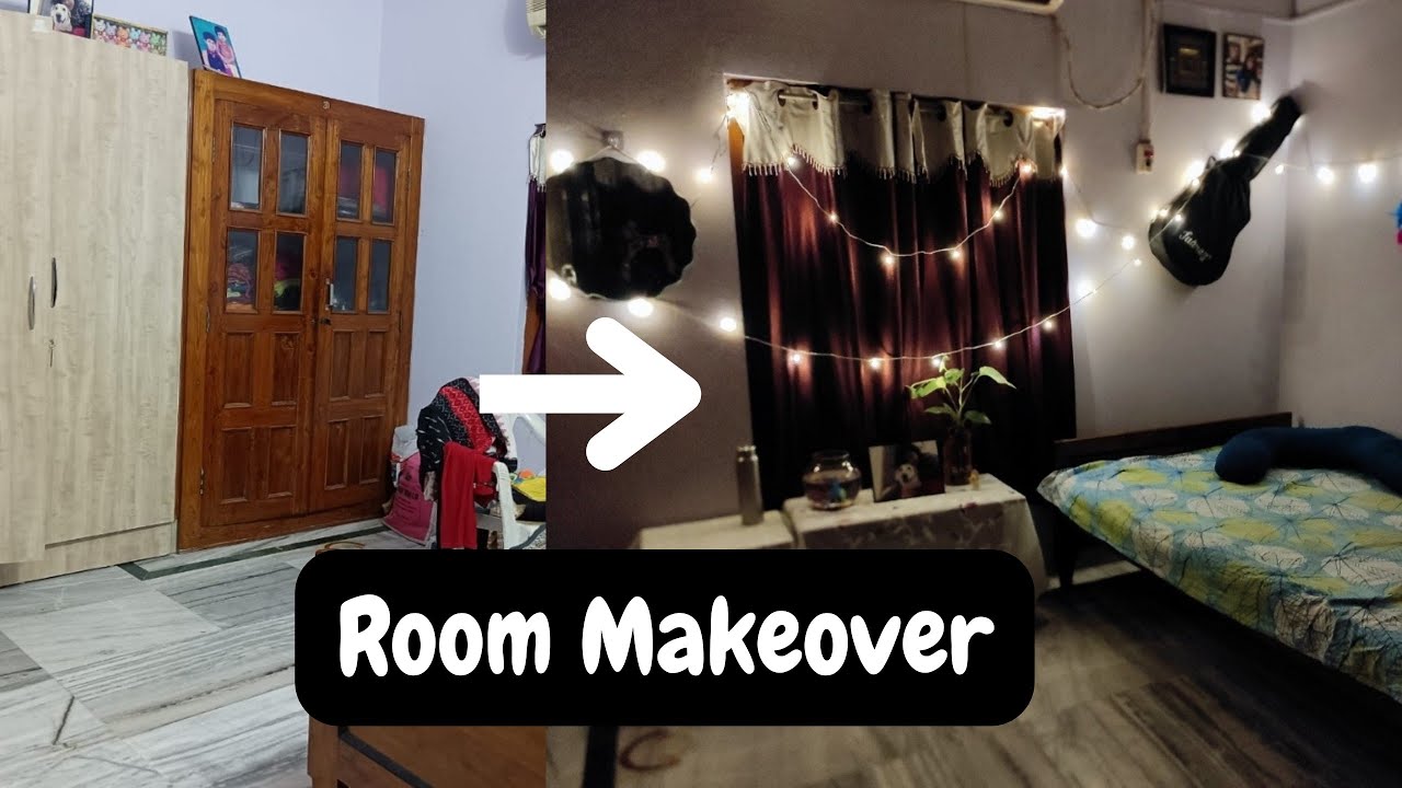 Low budget room makeover l Bedroom decoration idea l Retro room