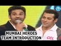 Mumbai Heroes Team Introduction at CCL 2 Curtain Raiser - Salman Khan, Sunil Shetty, Sohail Khan