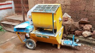 Plaster machine working process and details