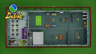 Floor installation at the Mini Factory in the Dubina 3D constructor. Browser game screenshot 5
