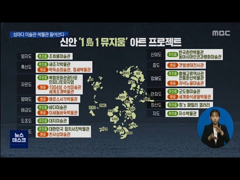 신안 섬마다 예술공간으로.. 1도1뮤지엄 아트프로젝트[목포MBC 뉴스데스크]