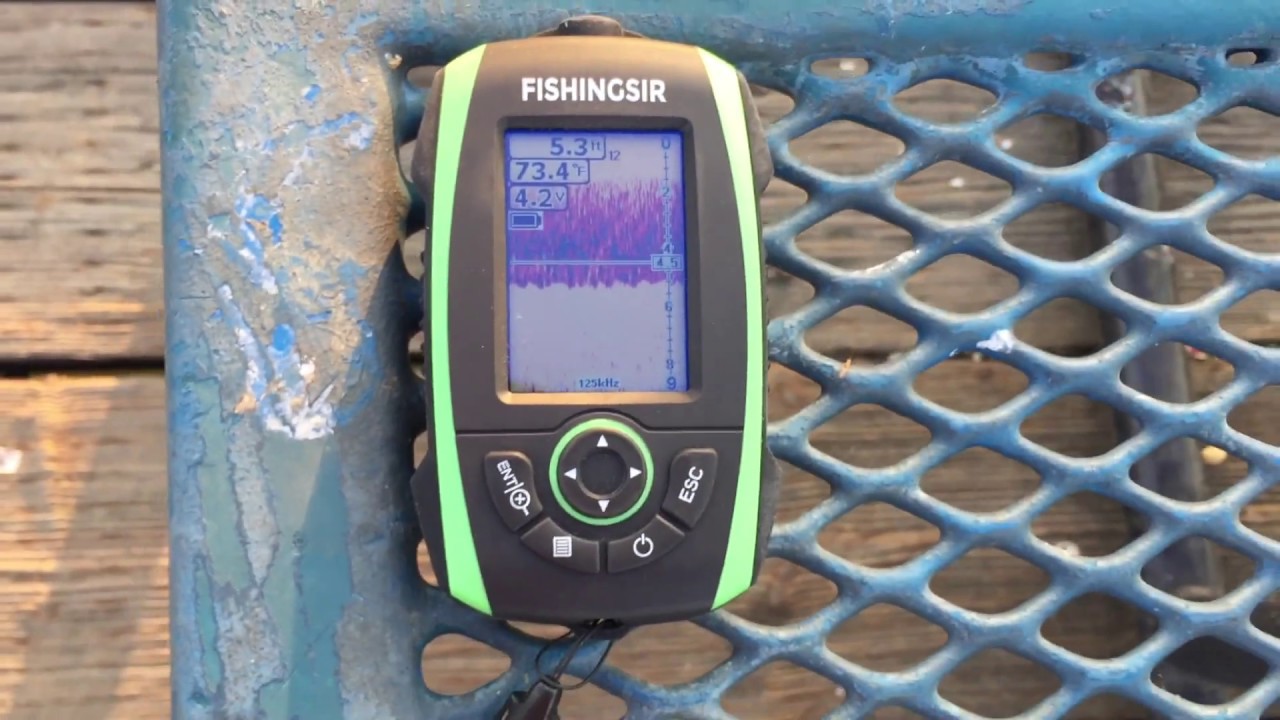 FISHINGSIR Wireless Portable Fish Finder Fishfinder with Sonar