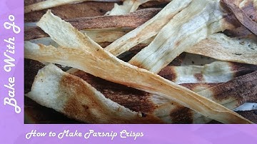 How to make Parsnip Crisps | Bake with Jo