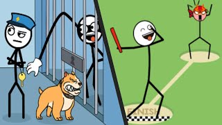 THIEF PUZZLE vs RELAY RACE - Best Levels Stickman Puzzle Gameplay Satisfying Double Android Gameplay screenshot 4