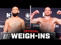 Chimaev vs Strickland Weigh-Ins | UFC 328