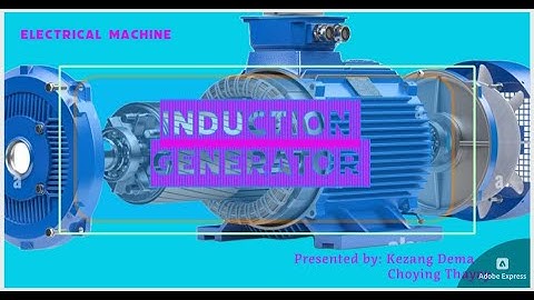 Basics principles of induction generator #machine