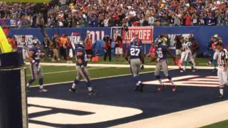 Hakeem Nicks TD #1- Giants hosting Panthers