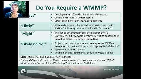 Wildlife Management and Monitoring Plans Regulatory Updates