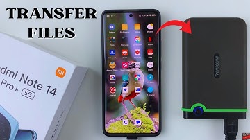 How To Transfer Files From Redmi Note 14 / 14 Pro+ To External Hard Drive