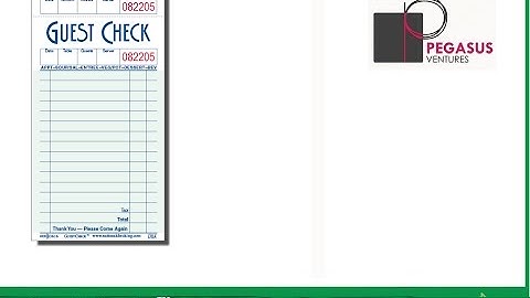 G3616 Guest check, paper, 1 part, green, 16 lines, medium paper, National Checking Guest Checks